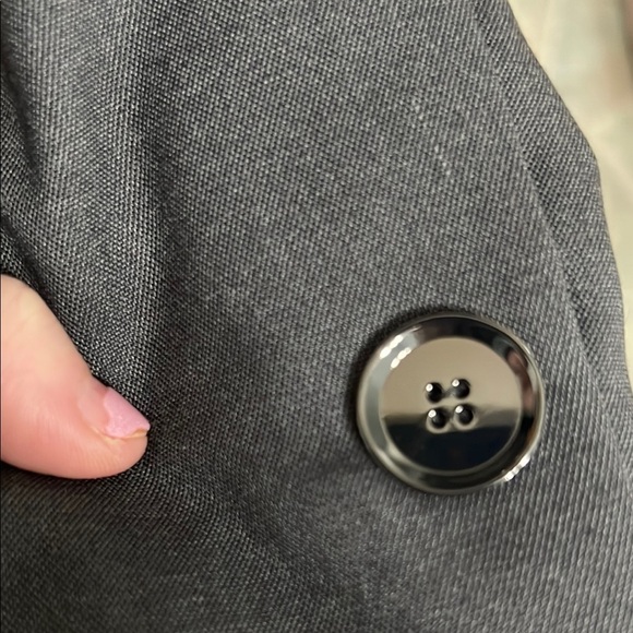 Kasper NWT 2 piece suit Blazer and Pant charcoal gray sz 14 Regal Beauty Rtl 240 - Picture 4 of 13